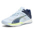 Puma Accelerate Nitro Sqd Racquet Sports Mens Blue, Silver Sneakers Athletic Sh