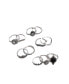 ფოტო #1 პროდუქტის Women's Oxidised Multi-Layer Ring