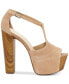 Фото #2 товара Women's Dany T-Strap Platform High-Heel Sandals