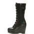 Фото #11 товара Harley-Davidson Celina 10" Lace Wedge D84732 Womens Black Motorcycle Boots