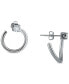 ფოტო #3 პროდუქტის Cubic Zirconia Spiral Hoop Earrings, Created for Macy's