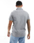 Tommy Hilfiger 1985 slim polo shirt in grey Mittleres Heidegrau, S - Chest 93-97 cm - фото #3