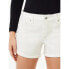 Sofia Jeans by Sofia Lila Slant Hem Shorts Womens 12 White Denim Stretch Zip Fly