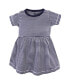 Платье Hudson Baby Cotton Short-Sleeve Girls, Blueberries