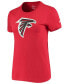 ფოტო #2 პროდუქტის Women's Red Atlanta Falcons Logo Essential T-shirt