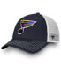 Фото #2 товара Men's Navy St. Louis Blues Core Primary Logo Trucker Snapback Hat