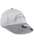 ფოტო #4 პროდუქტის Men's Gray Los Angeles Chargers 2024 NFL Training Camp 9FORTY Adjustable Hat