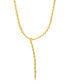 ფოტო #1 პროდუქტის Gold Adjustable Serpent Lariat Y-Necklace
