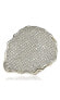 ფოტო #1 პროდუქტის Suzy Levian Sterling Silver Cubic Zirconia Pave-encrusted Leaf Plate Ring