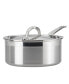 Фото #1 товара ProBond Clad Stainless Steel 3-Quart Covered Saucepan