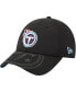 Фото #1 товара Men's Black Tennessee Titans Top Visor 9FORTY Adjustable Hat