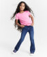 Фото #2 товара Girls Osterley Flare-Leg Jeans, Created for Macy's