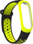 Фото #1 товара Beline Beline pasek Mi Band 3/4 design czarno-żółty/black-yellow