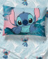 Фото #4 товара Lilo and Stitch Floral Fun Twin Sheet Set, 4 Pieces