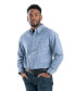 ფოტო #1 პროდუქტის Men's eman Flex Long Sleeve Chambray Button Down Shirt
