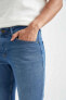 Фото #5 товара Джинсы мужские DeFacto Carlo Skinny Fit Normal Bel Dar Paça Jean Pantolon