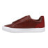 Фото #3 товара London Fog Francis Low Slip On Mens Red Sneakers Casual Shoes CL30373M-R