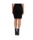 ფოტო #2 პროდუქტის Women's Textured Skirt with Contrast Rib Trim