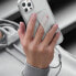 Чехол для смартфона Uniq для iPhone 12/12 Pro 6,1" - белый/натуральный с эффектом мороза, антимикробный.