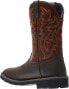 Брауновые рабочие ботинки мужские Wolverine Rancher WP Steel Toe Wellington 10" W10764 8.5 - фото #9