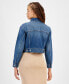 ფოტო #2 პროდუქტის Women's Vintage Trucker Denim Jacket