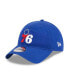 Фото #1 товара Men's Royal Philadelphia 76ers 2023 NBA Draft 9TWENTY Adjustable Hat