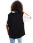 Фото #2 товара ASOS DESIGN 2 in 1 t-shirt with waistcoat in black and white