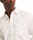 Фото #3 товара Men's Classic-Fit Colorful Palm Tree Print Oxford Long Sleeve Shirt