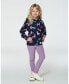 Big Girls Super Soft Rib Leggings Blue Lilac