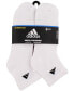 Men's Cushioned Quarter Extended Size Socks, 6-Pack