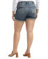 ფოტო #2 პროდუქტის Plus Size Suki Mid Rise Curvy Fit Shorts