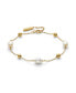 ფოტო #2 პროდუქტის by the Sea Cultivated Pearl Gold-Plated Bracelet