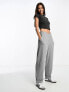 Фото #5 товара ASOS DESIGN scuba turn back hem jogger in charcoal marl