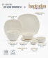 Фото #11 товара Inspiration by Denmark Soft Square 42 Pc. Dinnerware Set, Service for 6