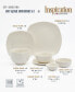 Inspiration by Denmark Soft Square 42 Pc. Dinnerware Set, Service for 6