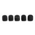 MUSIC STORE Microphone Windscreens, 5 Pack Black - фото #1