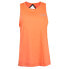 Фото #1 товара Diadora Super Light Be One Running Crew Neck Athletic Tank Top Womens Orange Cas