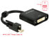 Фото #4 товара Delock 62639 - 0.25 m - Mini DisplayPort - DVI-I - Male - Female - Gold