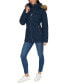 ფოტო #14 პროდუქტის Women's Bibbed Faux-Fur-Trim Hooded Puffer Coat, Created for Macy's