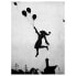 Leinwandbild Flying Balloon Girl