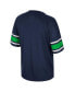 ფოტო #2 პროდუქტის Women's Navy Notre Dame Fighting Irish I'm Gliding Here Rhinestone T-shirt