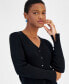 ფოტო #3 პროდუქტის Women's V-Neck Ribbed Cardigan, Created for Macy's