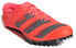 Фото #4 товара adidas Adizero Finesse Spikes 耐磨 低帮 跑步鞋 男女同款 橙黑 / Кроссовки Adidas Adizero Finesse EG6173