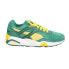 Фото #1 товара Puma R698 Super Lace Up With Accessory Mens Green Sneakers Casual Shoes 3886580