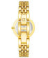 ფოტო #3 პროდუქტის Women's Quartz Gold-Tone Alloy Link Bracelet Watch, 30mm