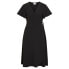 Фото #3 товара VILA Loe Short Sleeve Wrap Midi Dress