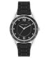 ფოტო #1 პროდუქტის Women's Quartz Black Ceramic Link Bracelet Watch, 42mm