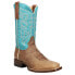 Фото #2 товара Roper Turquoise Square Toe Cowboy Womens Size 6.5 M Casual Boots 09-021-9991-00