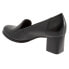 Фото #5 товара Trotters Qunicy T1864-001 Womens Black Narrow Leather Pumps Heels Shoes 10