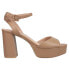 Chinese Laundry Theresa Platform Womens Beige Dress Sandals THERESA-230